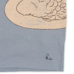 Konges Sløjd Famo T-Shirt Med Pufaermer - Tradewinds*Born Overdele