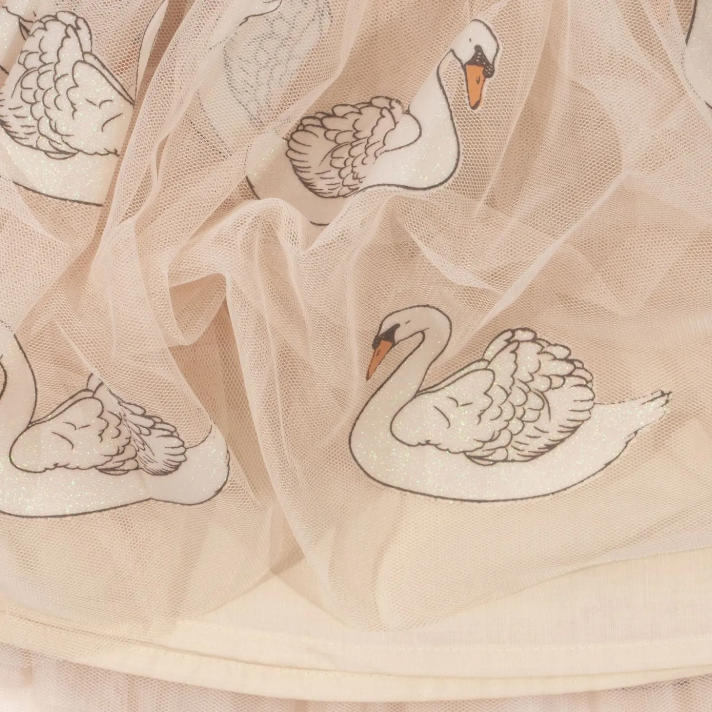 Konges Sløjd Fayette Nederdel - Swan Glitter*Born Kjoler & Nederdele