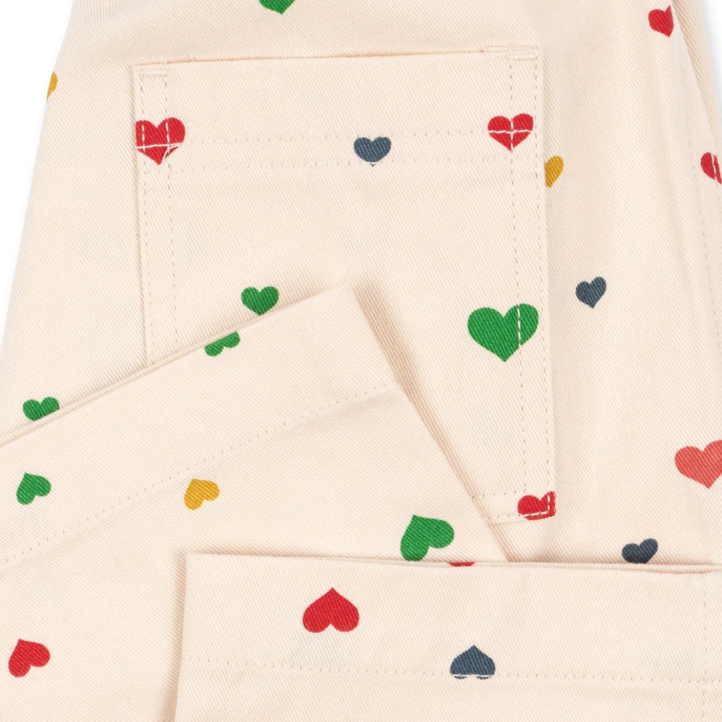 Konges Sløjd Fen Bukser - Multi Heart Blush*Born Bukser & Shorts