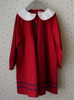 Konges Sløjd Festive Emeline Kjole - Savy Red*Born Kjoler & Nederdele