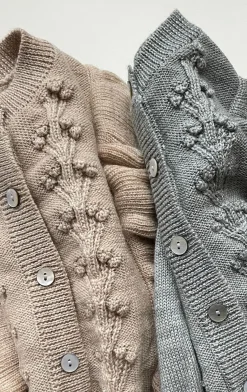 Konges Sløjd Fiol Cardigan Med Flaeser - Moonlight*Born Cardigans