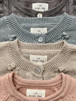 Konges Sløjd Fiol Cardigan Med Flaeser - Moonlight*Born Cardigans