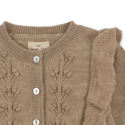 Konges Sløjd Fiol Cardigan Med Flaeser - Moonlight*Born Cardigans