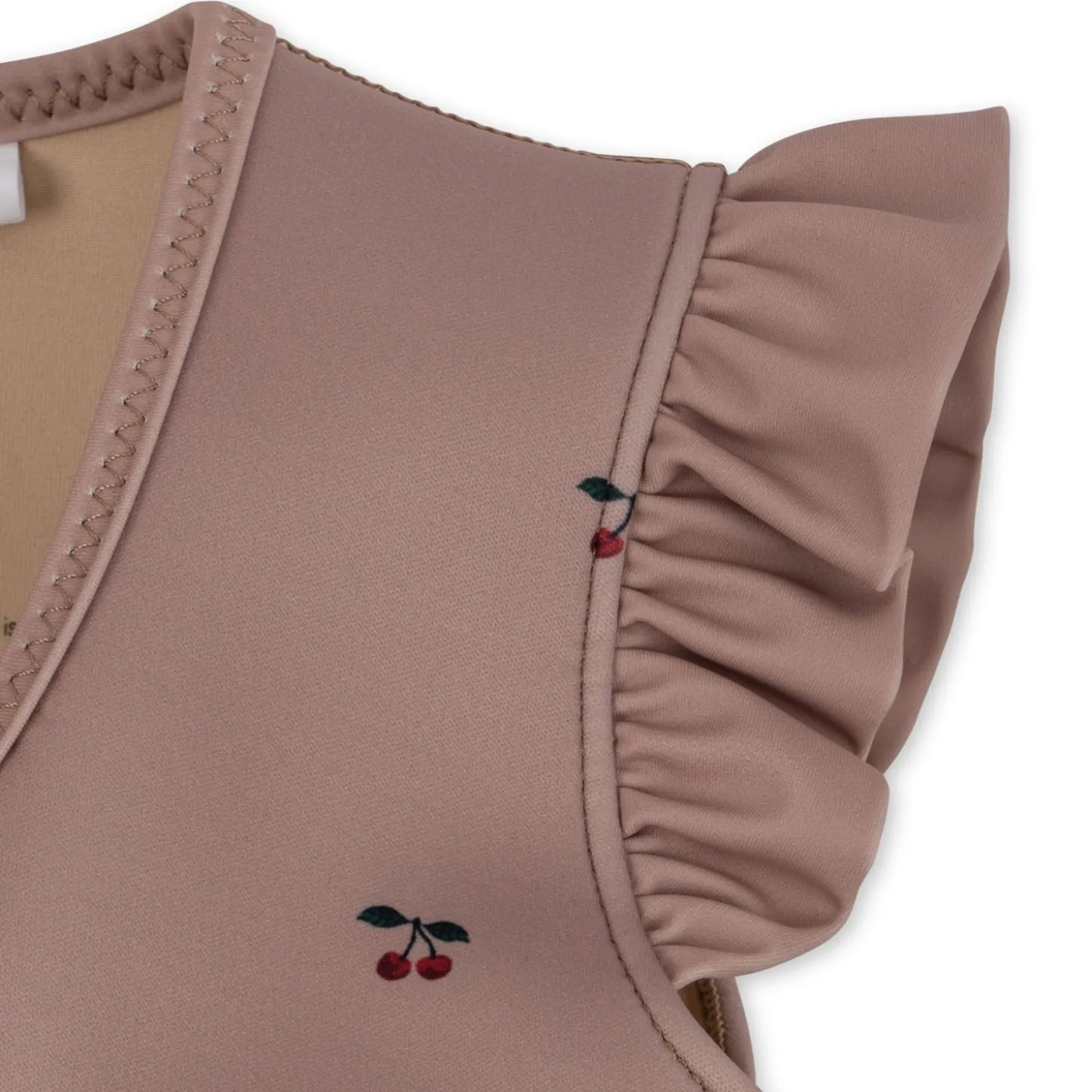 Konges Sløjd Flydevest I Neopren Med Flaeser - Cherry*Born Svømmeveste