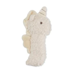 Konges Sløjd Frotte Unicorn Rangle - Beige* Aktivitetslegetøj