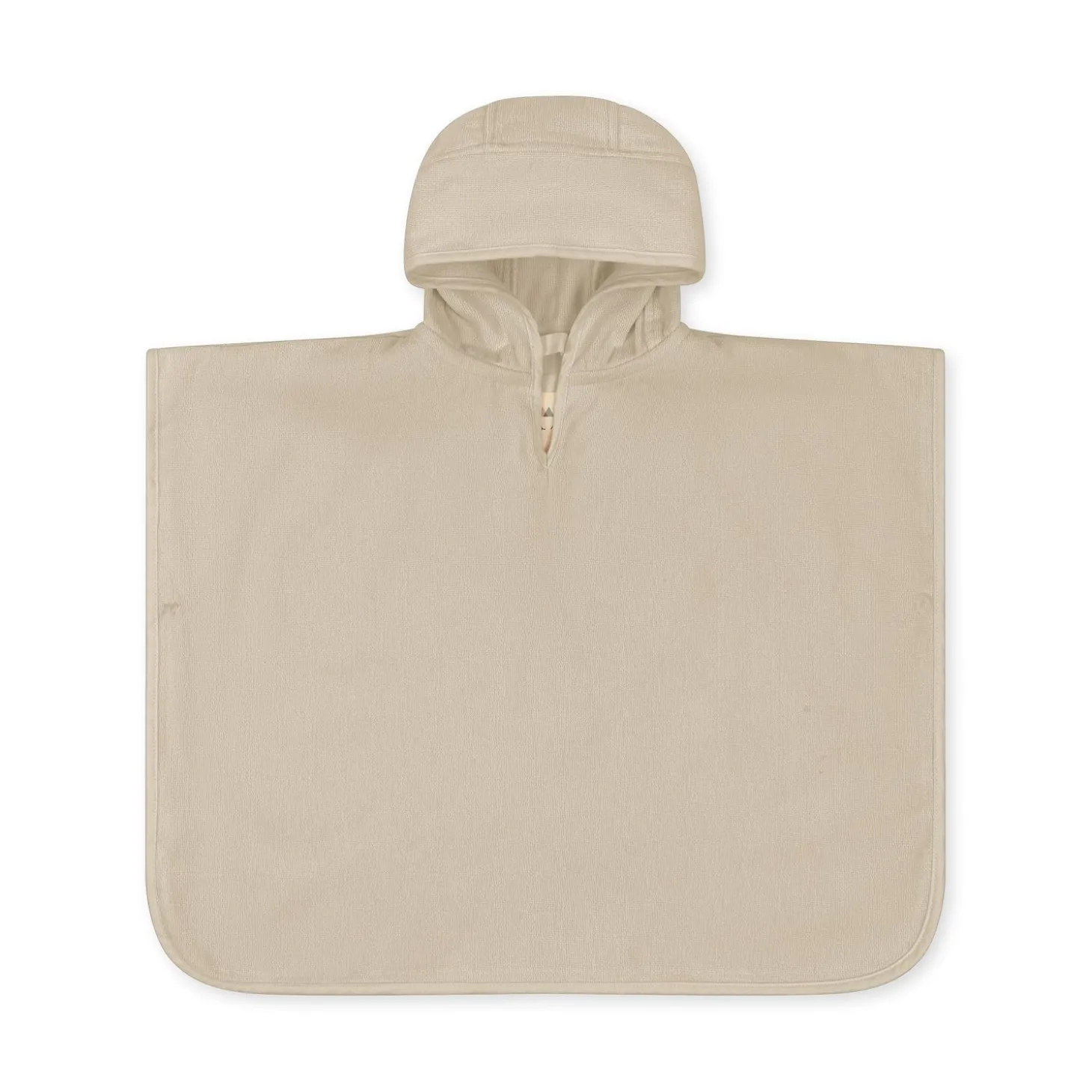 Konges Sløjd Frotteponcho Med Broderi - Tiger* Håndklæder & Badekåber