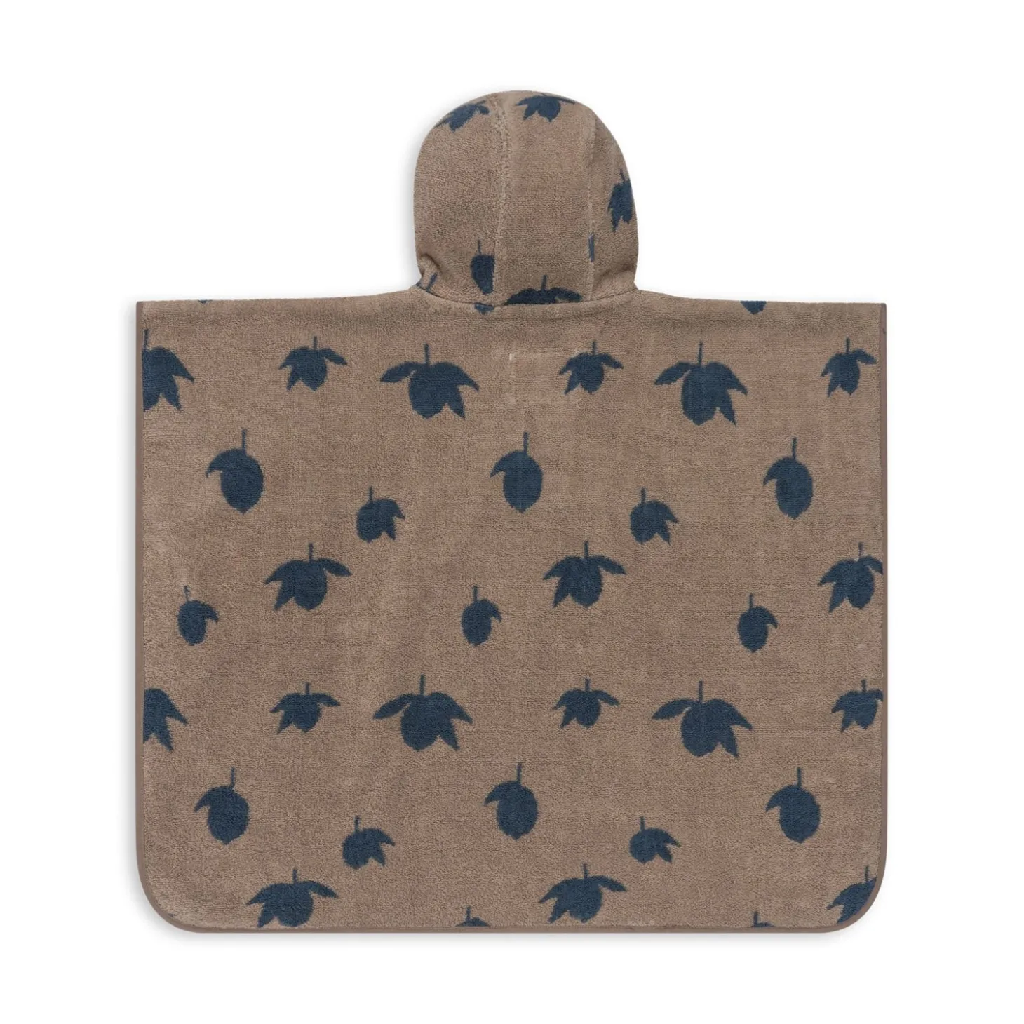 Konges Sløjd Frotteponcho Med Jacquardmonster - Lemon* Håndklæder & Badekåber