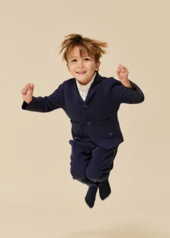 Konges Sløjd Gabriel Strikket Blazer - Dark Navy*Born Cardigans