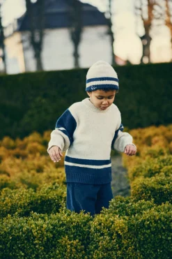 Konges Sløjd Hardy Strikket Hue - Beige Melange*Born Hatte & Huer
