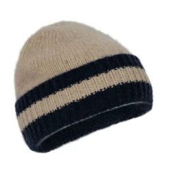 Konges Sløjd Hardy Strikket Hue - Beige Melange*Born Hatte & Huer