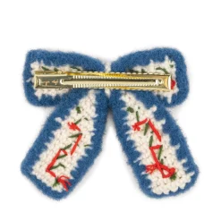 Konges Sløjd Harspaende Med Haeklet Slojfe Og Kirsebaer - Cherry*Born Haraccessories