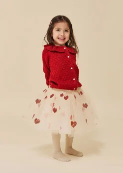 Konges Sløjd Holiday Strikket Cardigan - Savy Red*Born Cardigans