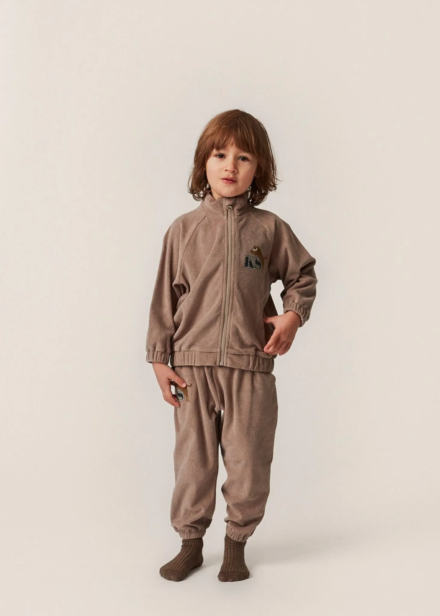 Konges Sløjd Itty Joggingbukser - Desert Taupe*Born Bukser & Shorts