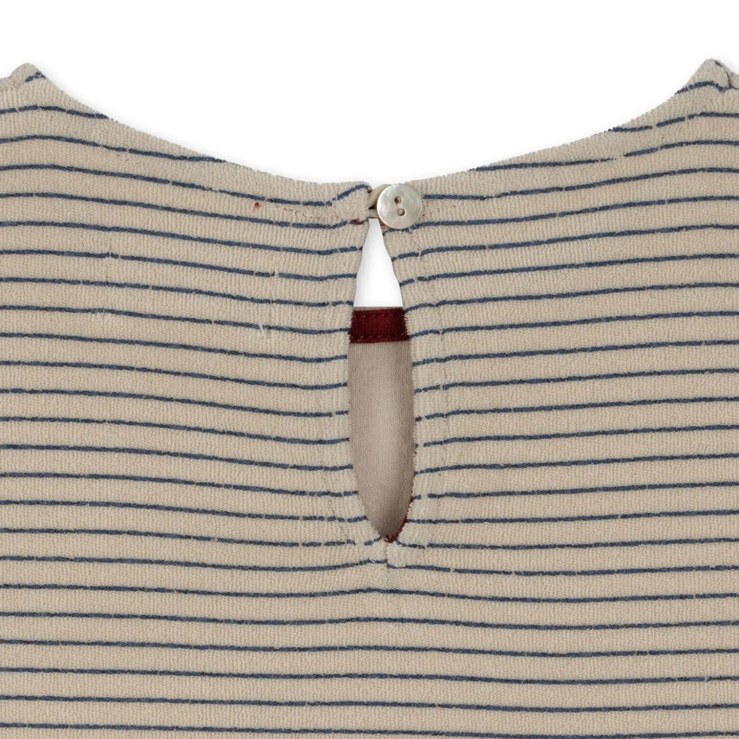 Konges Sløjd Itty T-Shirt Med Flaeser - Stripe Bluie*Born Overdele