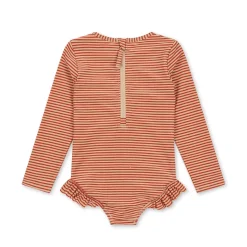 Konges Sløjd Jade Ls Badedragt - Glitter Stripe*Born Badedragter & Bikinis