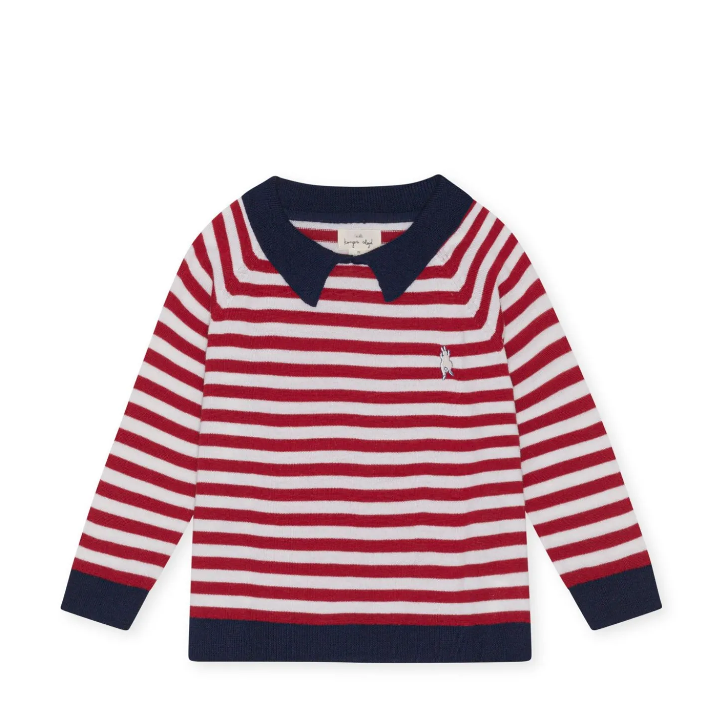 Konges Sløjd Jade Strikbluse - Cranberry*Born Overdele