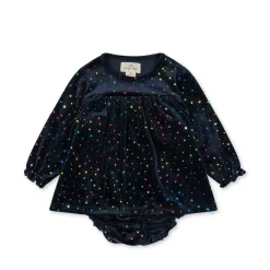 Konges Sløjd Jingle Kjole Med Bodystocking, Glimmer - Etoile Multi Sparkle*Born Heldragter