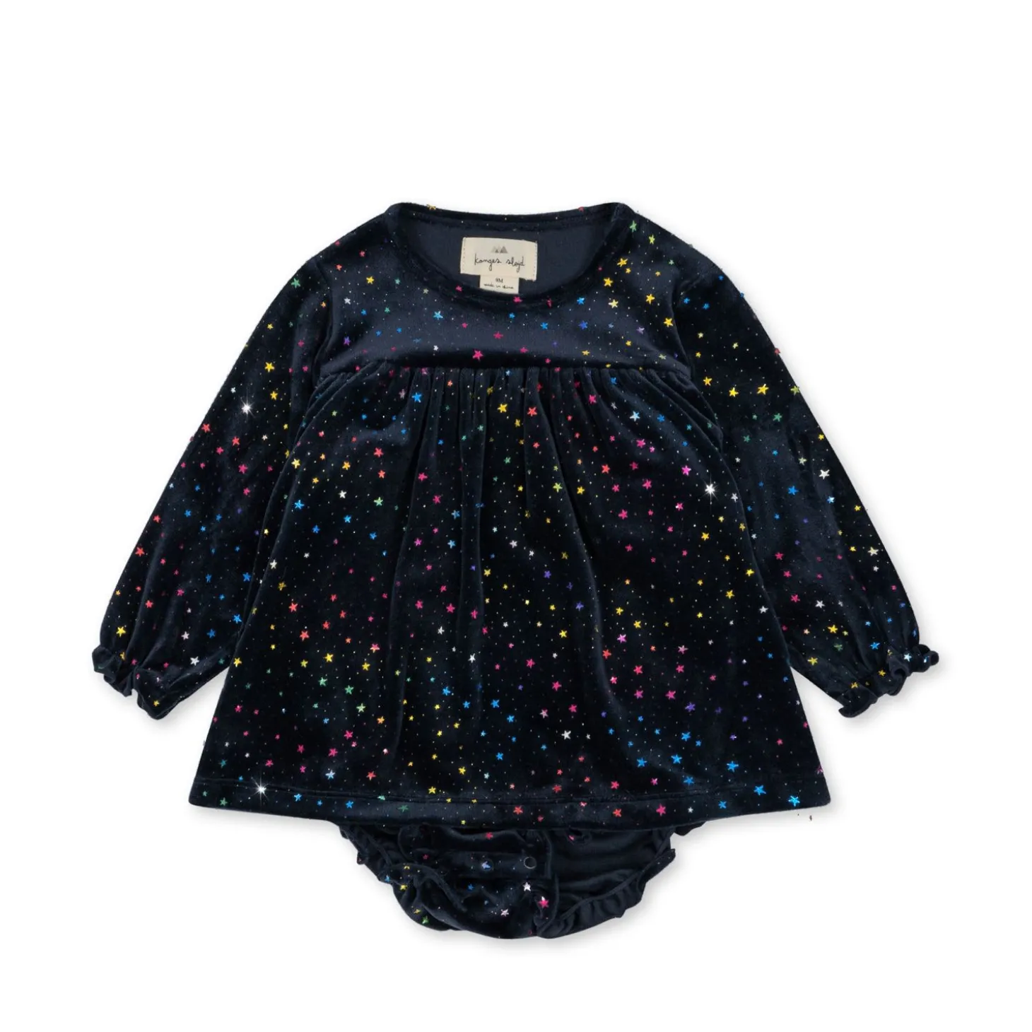 Konges Sløjd Jingle Kjole Med Bodystocking, Glimmer - Etoile Multi Sparkle*Born Heldragter