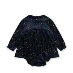 Konges Sløjd Jingle Kjole Med Bodystocking, Glimmer - Etoile Multi Sparkle*Born Heldragter