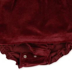 Konges Sløjd Jingle Kjole Med Bodystocking - Jolly Red*Born Heldragter