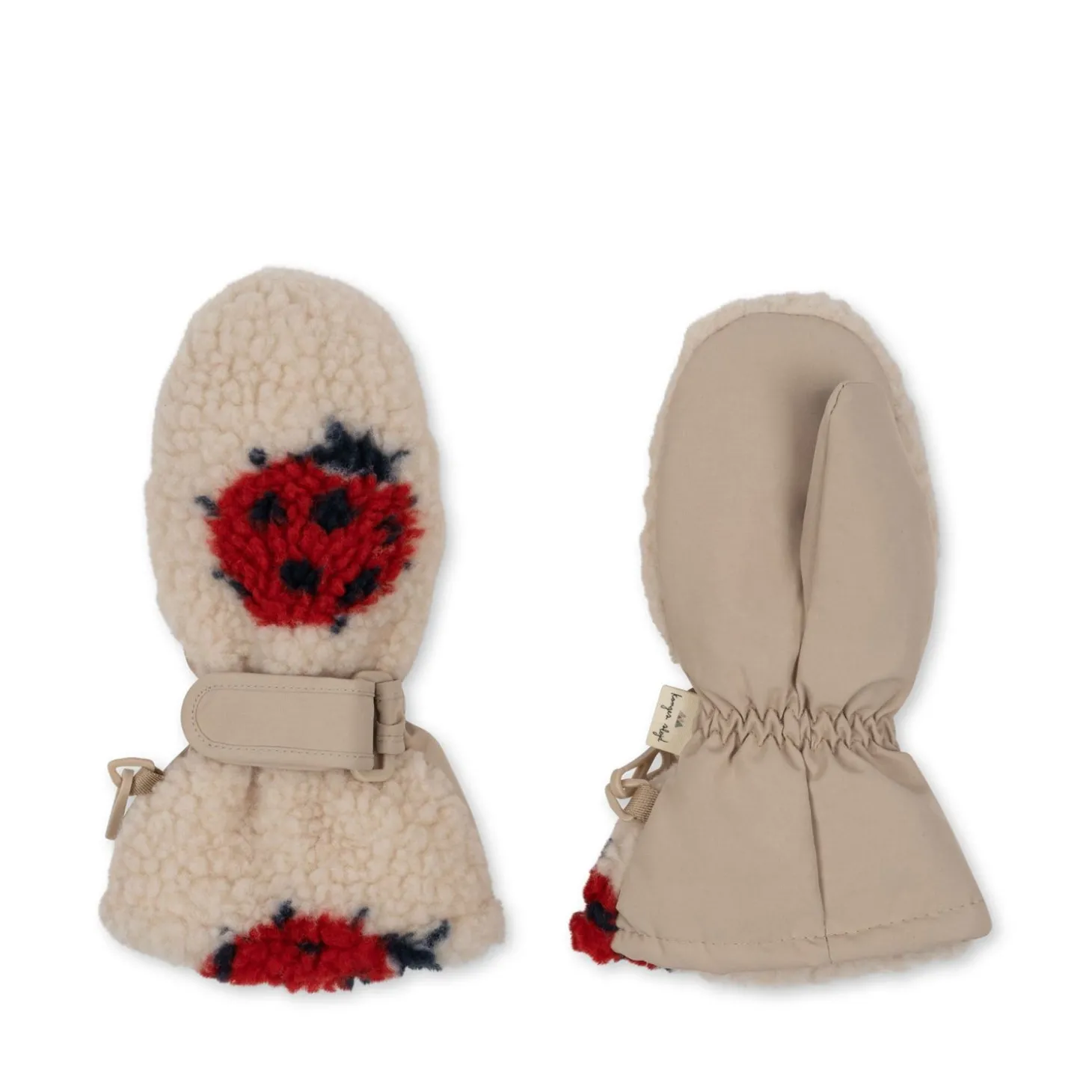 Konges Sløjd Jody Vanter - Ladybug Sand*Born Vinter-Accessories