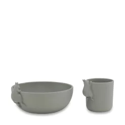 Konges Sløjd Kanin Skal Og Kop Saet - Quarry Blue* Borddaekning
