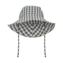 Konges Sløjd Kim Solhat - Captains Blue Check*Born Hatte & Huer