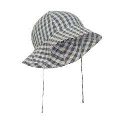 Konges Sløjd Kim Solhat - Captains Blue Check*Born Hatte & Huer