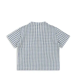 Konges Sløjd Kim Ss Skjorte - Captains Blue Check*Born Overdele