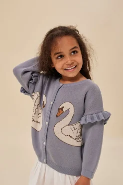 Konges Sløjd Lapis Cardigan Med Flaeser - Tradewinds*Born Cardigans