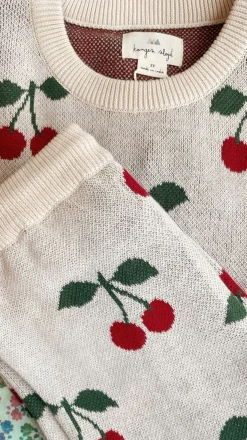 Konges Sløjd Lapis Strikbluse - Cherry*Born Overdele