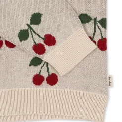 Konges Sløjd Lapis Strikbluse - Cherry*Born Overdele