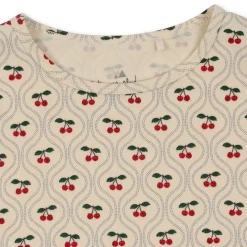 Konges Sløjd Lin Kjole - Cherry Motif*Born Kjoler & Nederdele