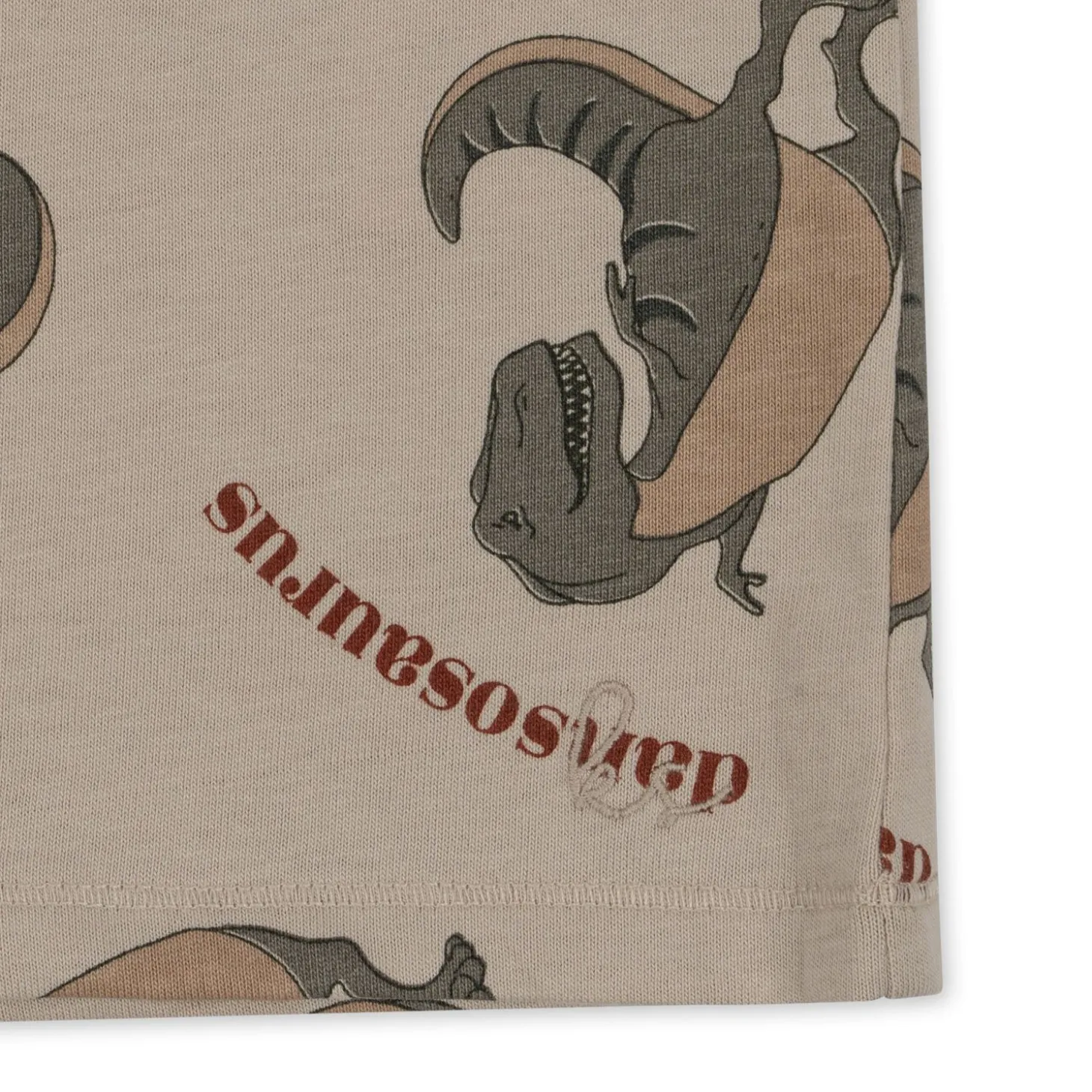 Konges Sløjd Lin T-Shirt - Dansosaurus*Born Overdele