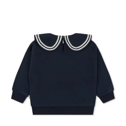Konges Sløjd Lou Betty Sweatshirt Med Krave - Total Eclipse*Born Overdele