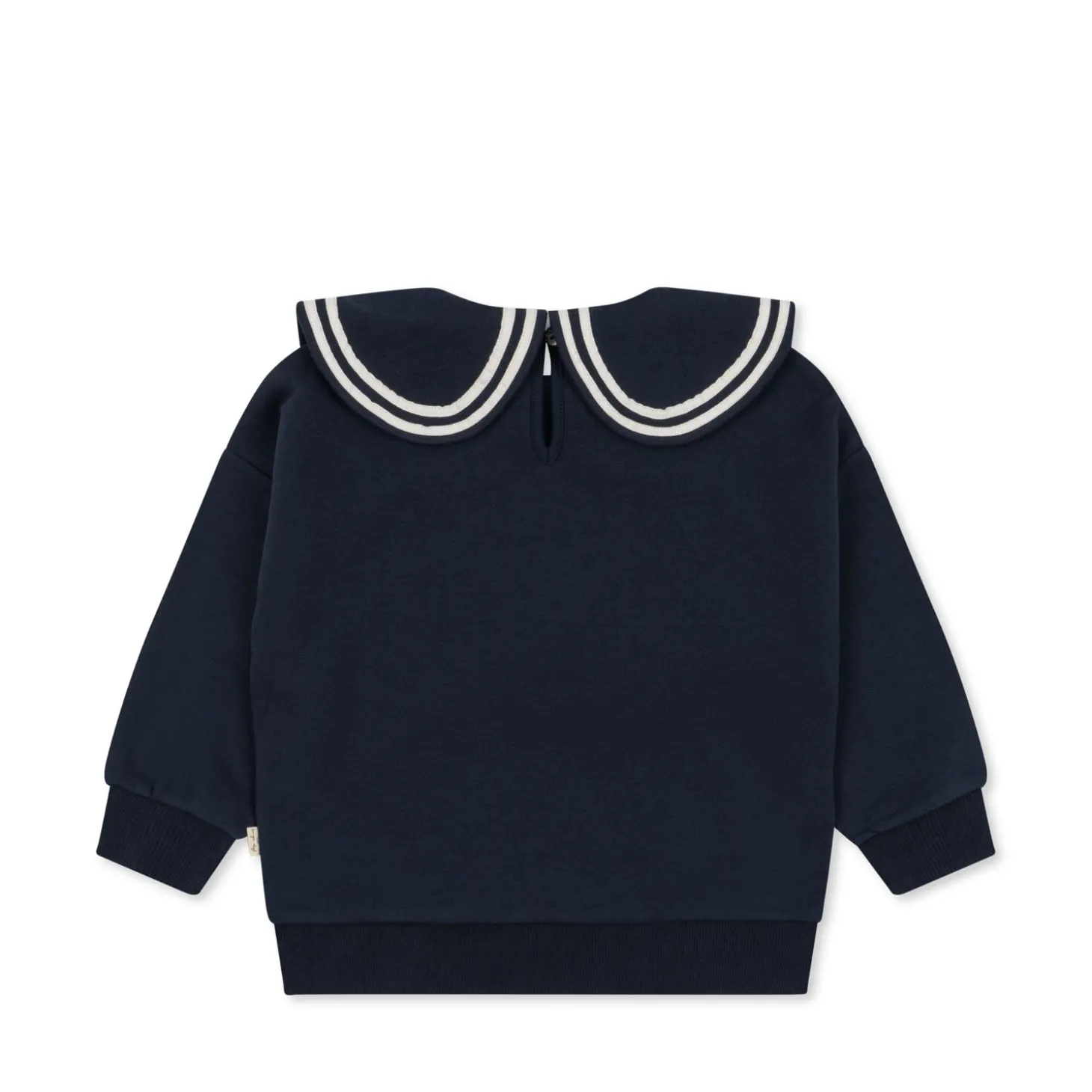 Konges Sløjd Lou Betty Sweatshirt Med Krave - Total Eclipse*Born Overdele