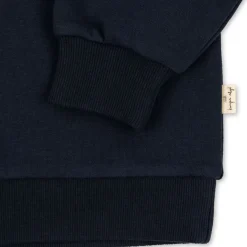 Konges Sløjd Lou Betty Sweatshirt Med Krave - Total Eclipse*Born Overdele