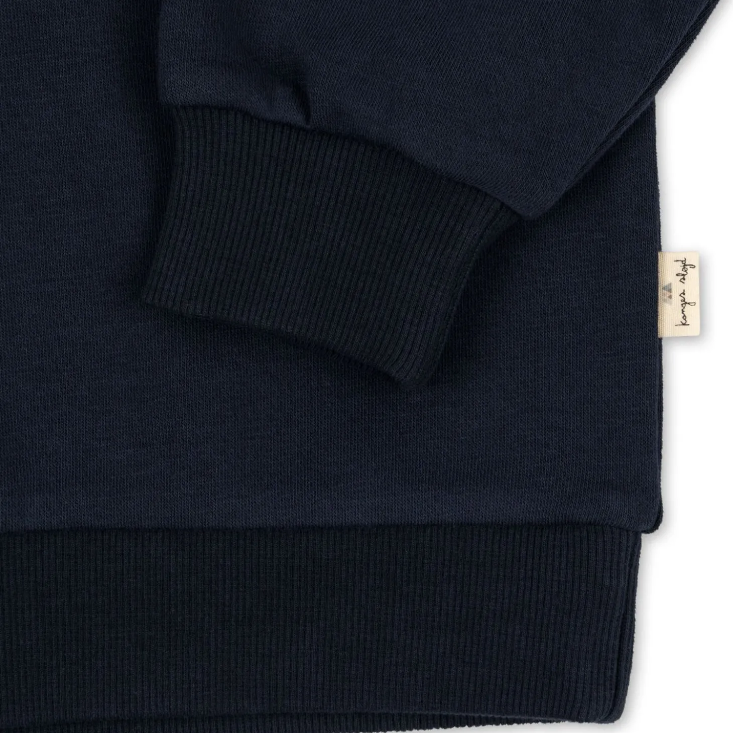 Konges Sløjd Lou Betty Sweatshirt Med Krave - Total Eclipse*Born Overdele