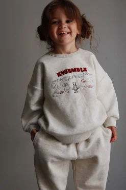 Konges Sløjd Lou Joggingbukser - Grey Melange*Born Strik & Sweats