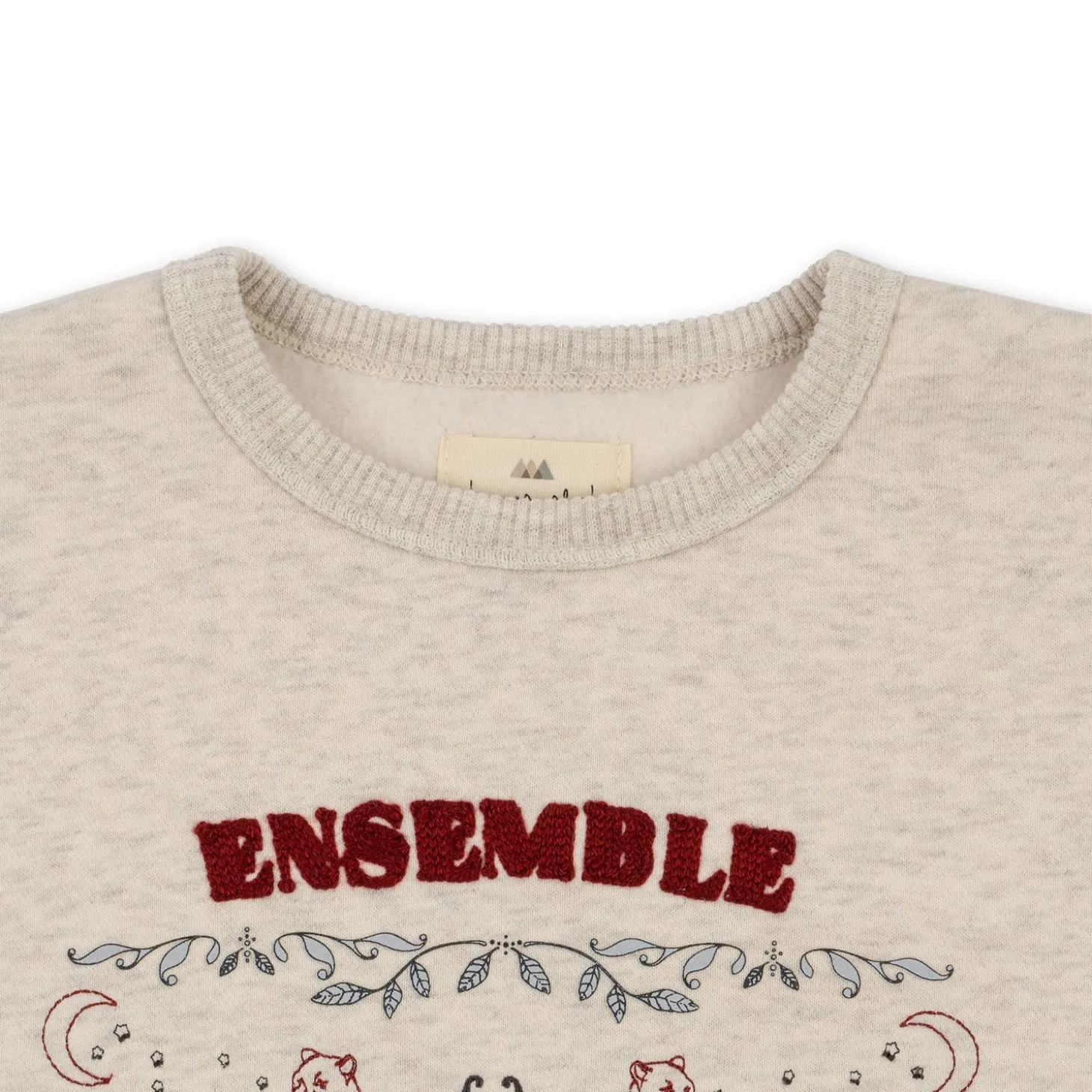 Konges Sløjd Lou Sweatshirt - Grey Melange*Born Overdele