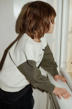Konges Sløjd Lou Sweatshirt - Off White Melange*Born Overdele