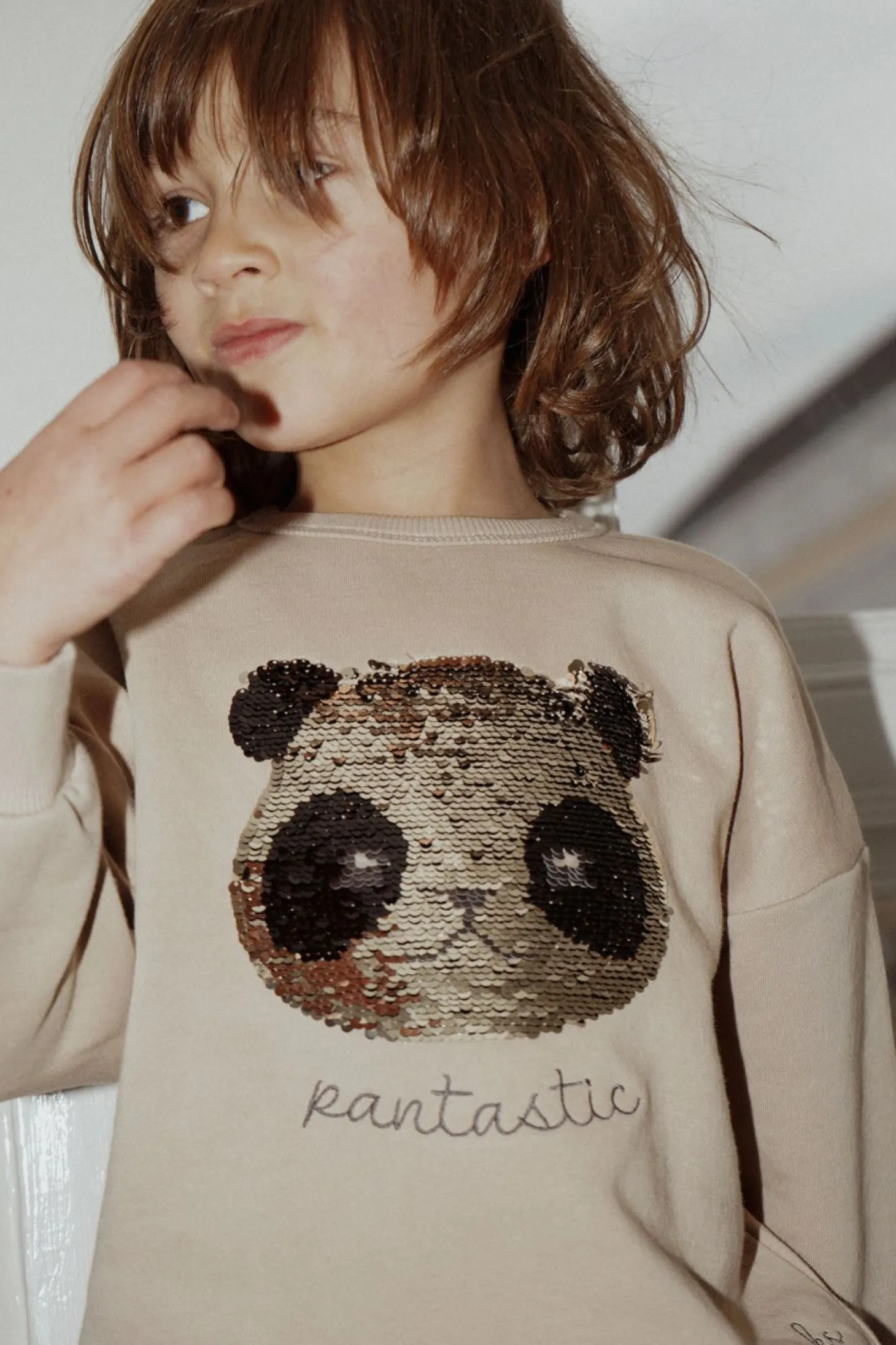 Konges Sløjd Lou Sweatshirt - Oxford Tan*Born Overdele