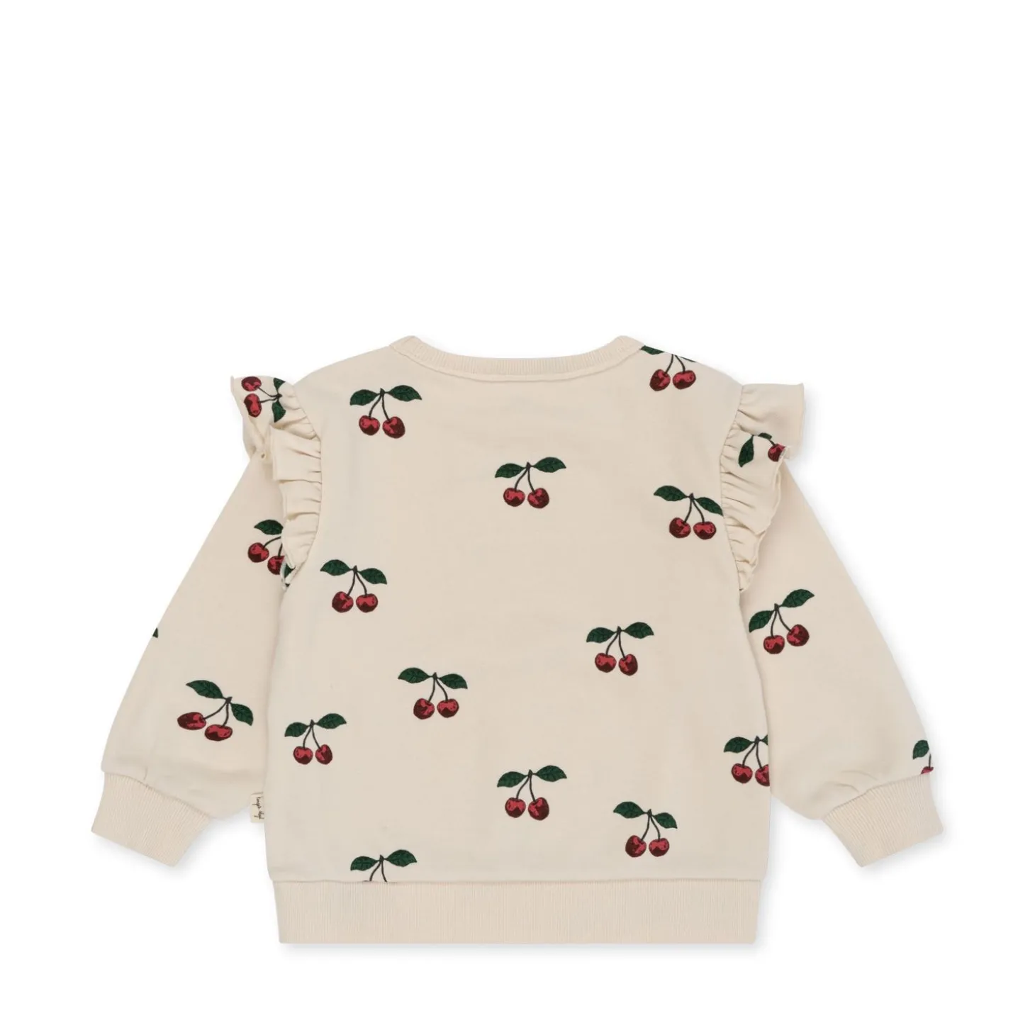 Konges Sløjd Lou Sweatshirt Med Flaeser - Ma Grande Cerise*Born Overdele