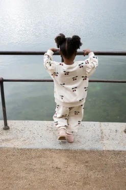 Konges Sløjd Lou Sweatshirt Med Flaeser - Ma Grande Cerise*Born Overdele