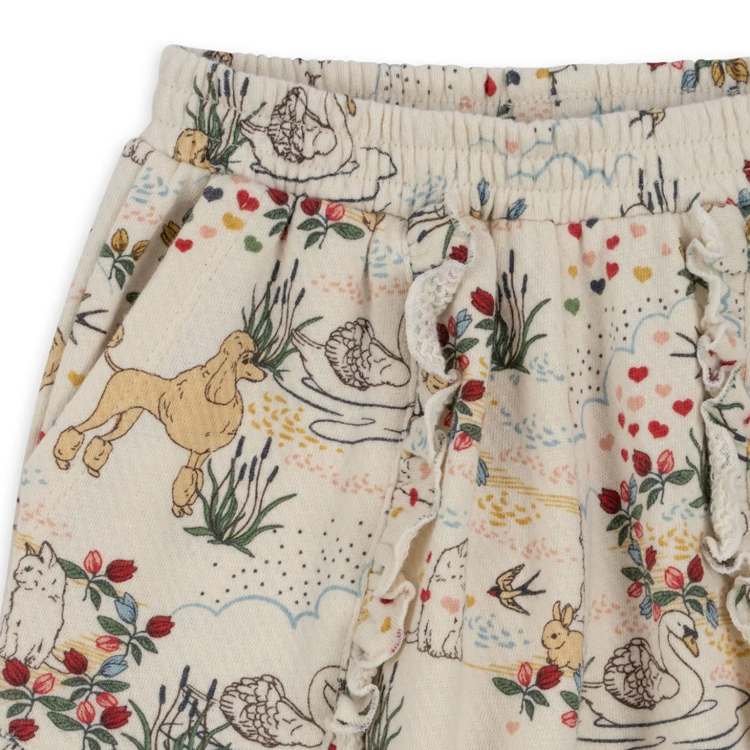 Konges Sløjd Loupy Lou Bukser Med Flaeser - Mizumi*Born Strik & Sweats