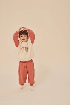 Konges Sløjd Loupy Lou Joggingbukser - Canyon Rose*Born Strik & Sweats