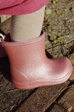 Konges Sløjd Luc Lightweight Glitter Rain Boots - Glitter Rose*Born Støvler