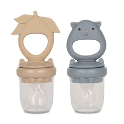 Konges Sløjd Maddispenser Til Frugt, Hamster & Citron - Warm Clay/Quicksilver* Bideringe