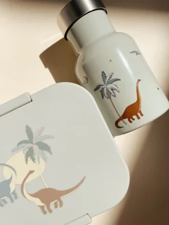 Konges Sløjd Madkasse - Dino Blue* Drikkedunke & Madkasser