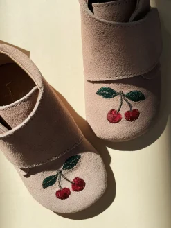 Konges Sløjd Mamour Broderede Futter - Dusty Pink*Born Prewalkers